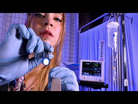 ASMR Hospital ICU - Night Nurse Exam & Getting You Ready for Bed