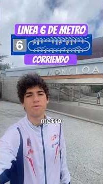Línea 6️⃣ Metro corriendo 🫣😱😂 #running #correr #runner #corredor #metro #madrid #challenge #reto