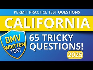 DMV California Practice Test 2025: Master your Exam in 30 min!