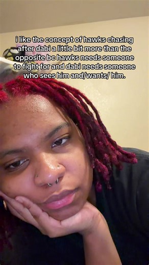 i indulge in both tho. hawks also needs to know he is wanted. #dabihawks #dabi #hawks #nha