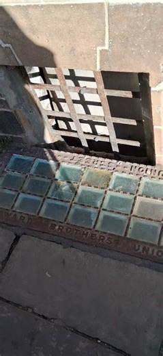 A VINTAGE HAYWARD BROTHERS PAVEMENT LIGHT, CHURCH STREET WHITBY.