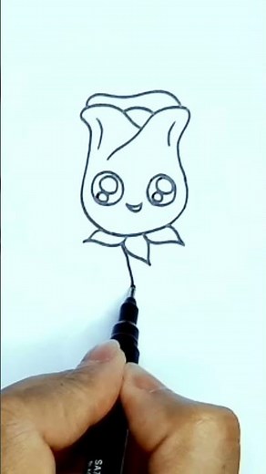 comment dessiner une fleur simple