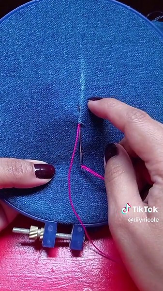 PUNTO CADENETA (básicos de bordado) #bordado #diy #crafts