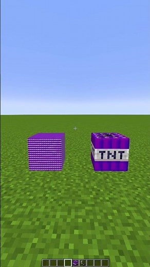 Minecraft 1 TNT vs 1000 Mini TNT...🤯