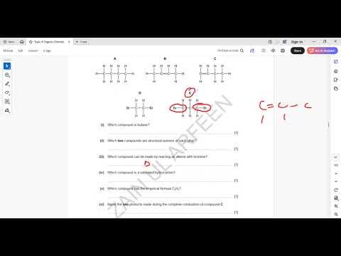Organic Chemistry Page 58 to 62 IGCSE Chemistry Classified Topic 11