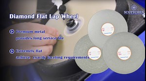 SCOTTCHEN Diamond Grinding Wheel Disc 8" x 1/2" Arbor Hole 60 Grit Abrasive Flat Lap Wheel Sanding Disc for Granite Marble Gem - 1pack