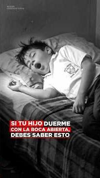 If your child sleeps with their mouth open, you should know this
