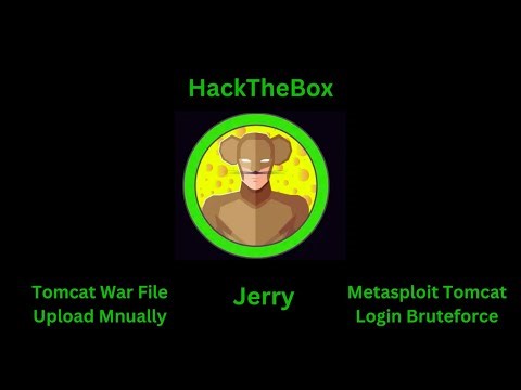 HackTheBox - Jerry Tomcat War file Upload Exploitation