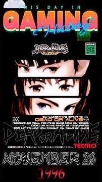 This Day in Gaming History | 🥋🔥 The Birth of Dead or Alive! 💥