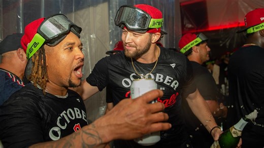 Listen to Tom Hamilton's call of the Cleveland Guardians' playoff-clinching win: Locker room celebrations and reactions