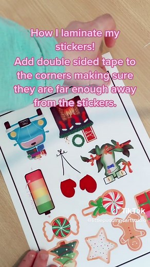 How I Laminate Stickers with Laminating Pouches