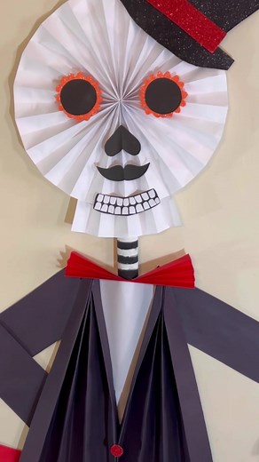 Tutorial: Catrín Gigante de Cartón - Manualidades Dia de Muertos