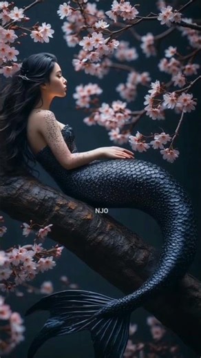 Mermaid on tree #shorts #viral #mermaid #trending #trendingshorts #video #viralvideo #short