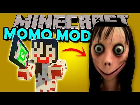 МОМО В МАЙНКРАФТЕ! СКАЧАТЬ МОД НА МОМО ! ! ! [1.12.2]