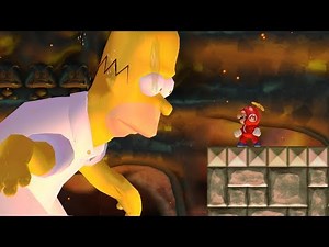 Homer Simpson in New Super Mario Bros. Wii