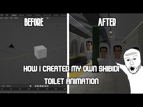🚽¡How i created my own skibidi toilet animation!🚽