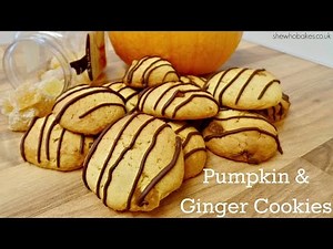 How To Bake Pumpkin & Ginger Cookies
