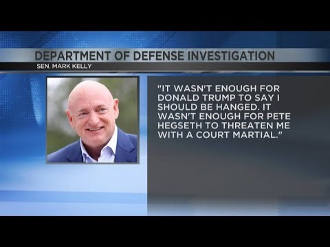 Arizona Sen. Mark Kelly releases statement on DoD investigation