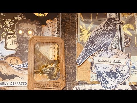 Halloween Journal With a Twist + Toilet Paper Roll Frames