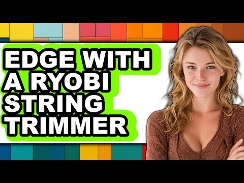 How to Edge with a Ryobi String Trimmer (full Guide)