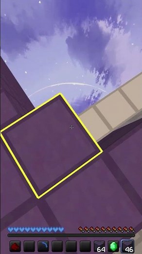 Easiest Hippo Minecraft Bridge Map #shorts #short #bridge #pvp