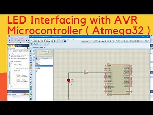 LED Interfacing with AVR Microcontroller ( Atmega32 )