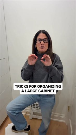 OrganizeDetroit on Instagram: "My favorite hacks to organizing a deep cabinet!"