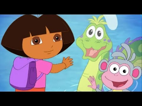 Dora the Explorer - The snake lake [ Dora's Big Birthday Adventure ]