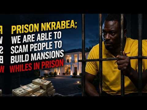 PRISON NKRABEA; WE ARE ABLE TO SCAM PEOPLE TO BUILD MANSIONS WHILES IN PRISON