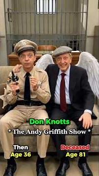 The Andy Griffith Show Legends Cast Then and Now (65 Years Later)
