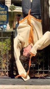 Suspended Straitjacket Escape in KC! Harry Houdini Month