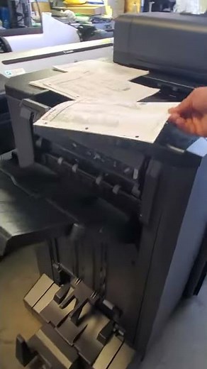 Kyocera TASKalfa 8052ci with Hole Punch and Staple Finisher