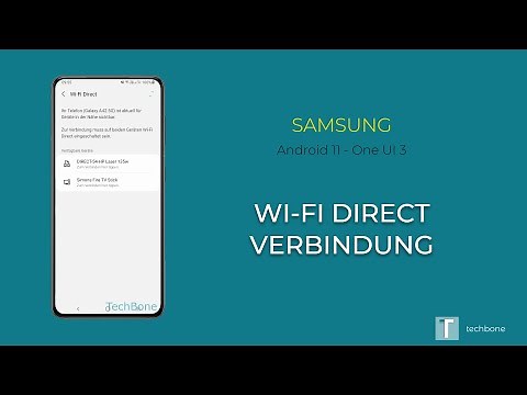 Mit Wi-Fi Direct verbinden - Samsung [Android 11 - One UI 3]