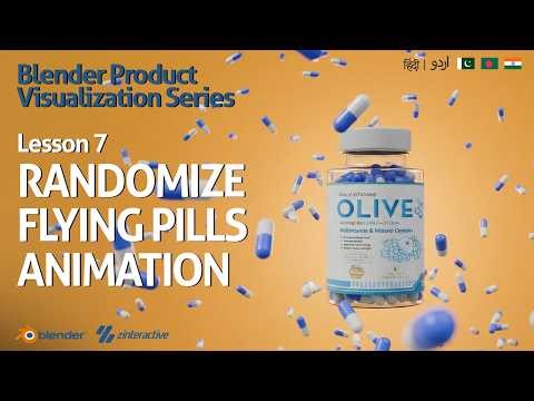 Lesson 7: Animate Floating Pills with Randomize Transform | Product Visualization Series