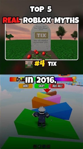 TOP 5 REAL ROBLOX MYTHS