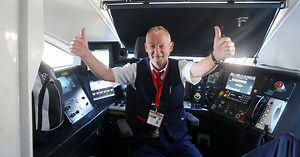 Legendary train driver completes final journey after 46 years on railway