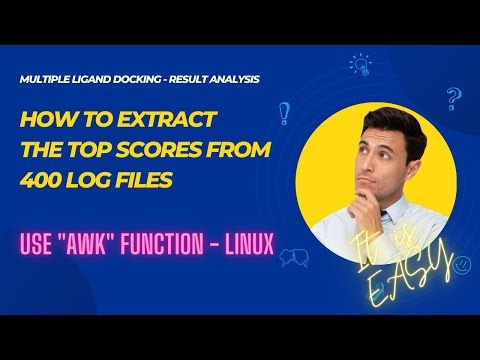 Extract Top Scores from 400 output files | AutoDock vina | Multiple Ligand Docking