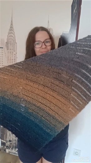 háčkovaný šátek Moonlight od cípu. crocheted shawl Moonlight #handmade #crochet #crochetshawl