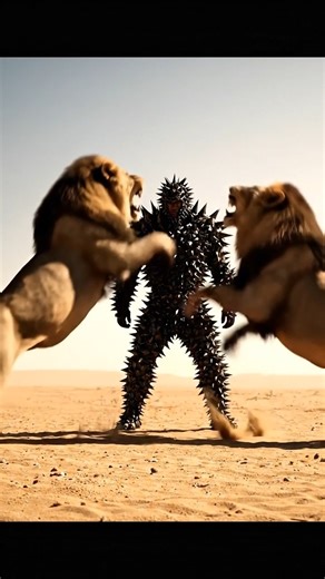 3.2K views | 女⚔️ Iron-Clad Human vs Two Lions — When Steel Beats Fangs! #LionAttack #IronArmor #HumanVsLion #UnbreakableSteel #WildlifeEncounter #SurvivalStory #NatureVsTechnology #FearlessHuman #ViralMoment | Secrets of the Wild | Facebook