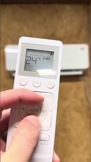 Change Comfortotal Mini Split from C to F (celcius to farenheit)