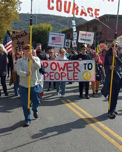 12K views · 1.1K reactions | All across America, millions in cities, towns and villages declared their opposition to Donald Trump's violations of the constitution and attempt at dictatorship | What a Mess Productions | Facebook