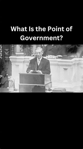 What Is the Point of Government?