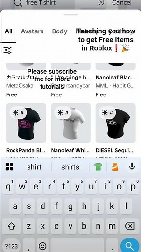 How to get a Free Clothes in Roblox tutorials subscribe me for more tutorials#viral #roblox #robux