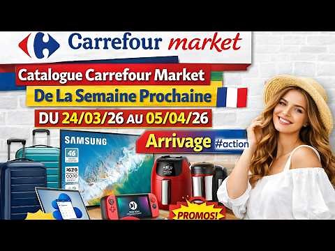 Catalogue Carrefour Market De La Semaine Prochaine Du 24/03/26 Au 05/04/26 Arrivage #action France