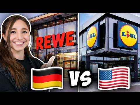 Grocery Shopping in Germany vs. USA | Feli from Germany