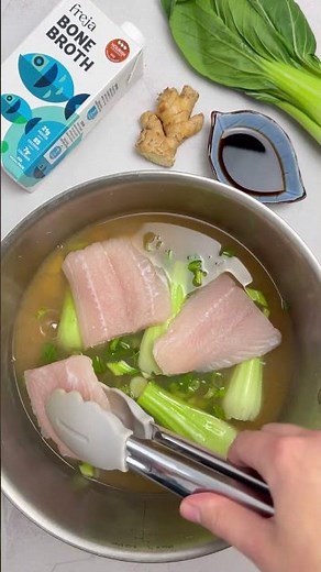 Poached Fish in Asian Broth Recipe | Freja