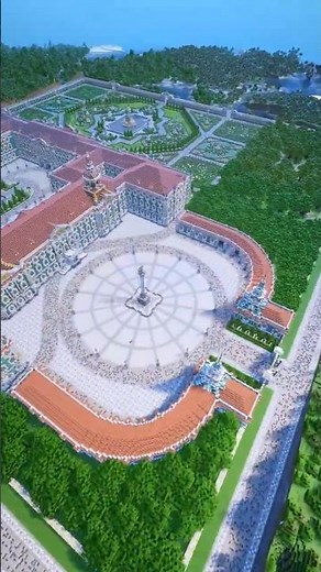 Minecraft Epic Aesthetic Palace Build Timelapse 😳🏰 #minecraft #shorts