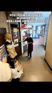 POV: Eating Genghis Khan in Hokkaido