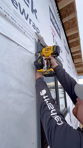 Installing and trimming a second story window on this 40x64x22 barndominium! #CinchCarpentry #QualityOverQuantity #PostFrame #Window #Installation #Install #Prep #Tyvek #Sealed #Sealent #Barndo #Barndominium #ShopHouse #Construction #Foothills #Alberta @ab_buildings | Cinch Carpentry