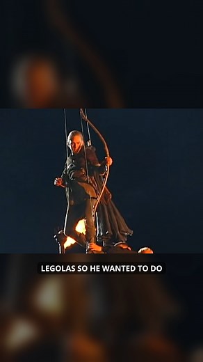 How this ICONIC scene with Legolas came to be! 🎥🧝‍♂️ In The Two Towers, Legolas snowboards down an Uruk shield at Helm's Deep. 🏂 Originally a stunt double's work, Orlando Bloom did it himself for authenticity, even if it strayed from Tolkien's vision. It was key to the character and Peter Jackson's film! 💥🎬 #lordoftherings #LOTR #Legolas #TheTwoTowers #IconicScene #BehindTheScenes #MiddleEarth #MovieMagic | Middle-Earth Updates